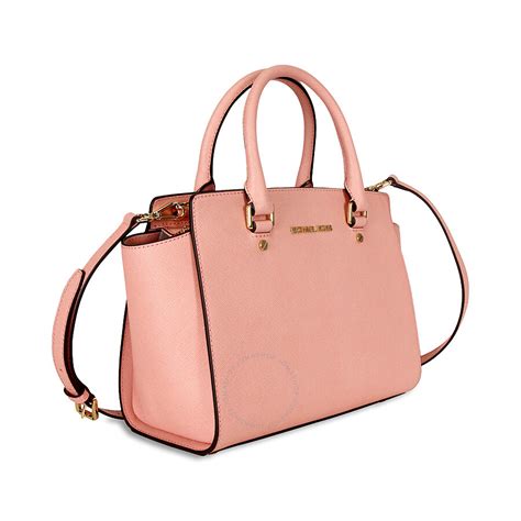 michael kors selma saffiano leather medium satchel pink|Michael Kors saffiano tote large.